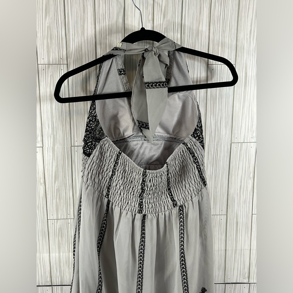 Club L Gray Dress V-Neck - Picture 5 of 8